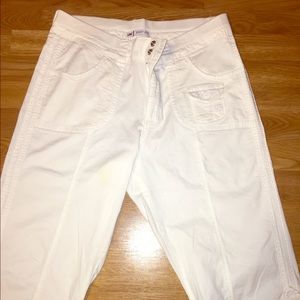 Lee Easy Fit Women’s Size 14 White Cotton Capris